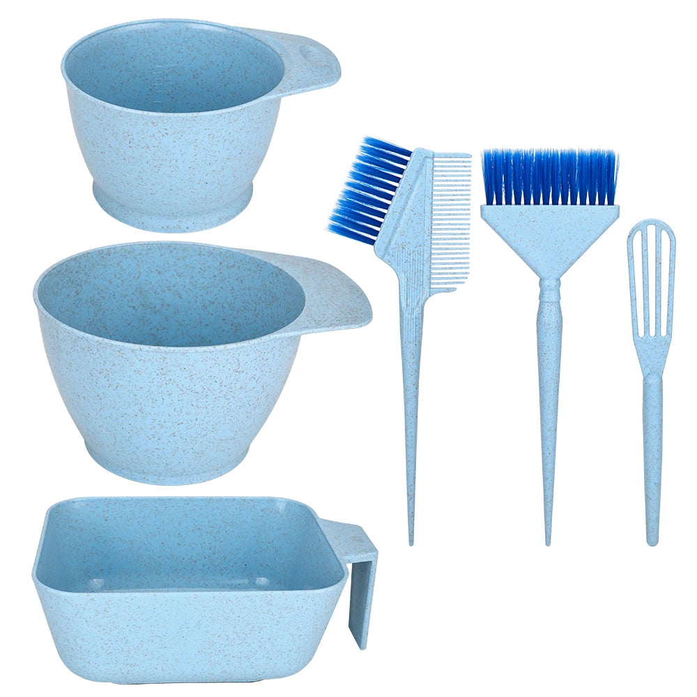 6pc Hair Dye Colouring Kit