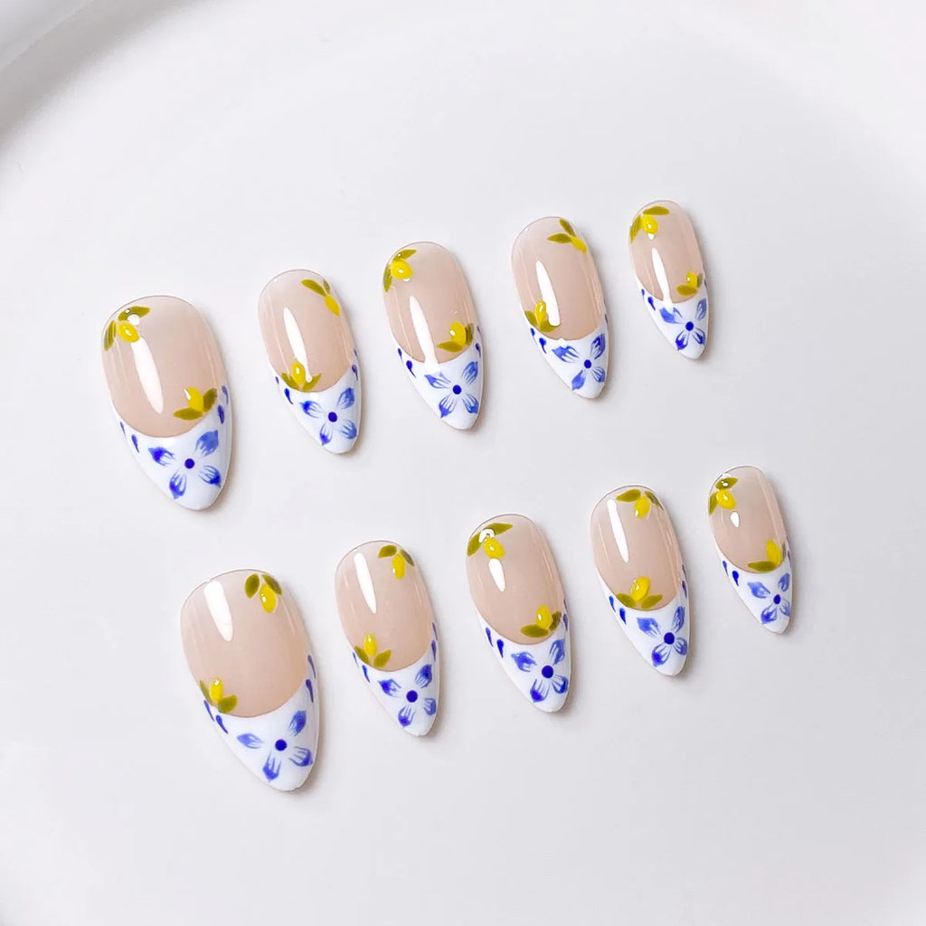 Handmade Gel Press On Nail Set
