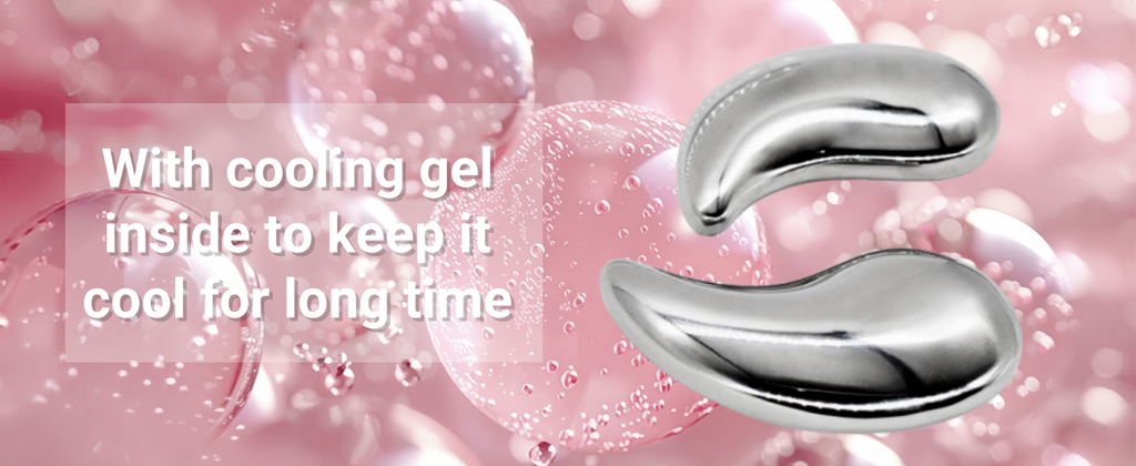 Stainless Steel Under Eye Cooling Pads