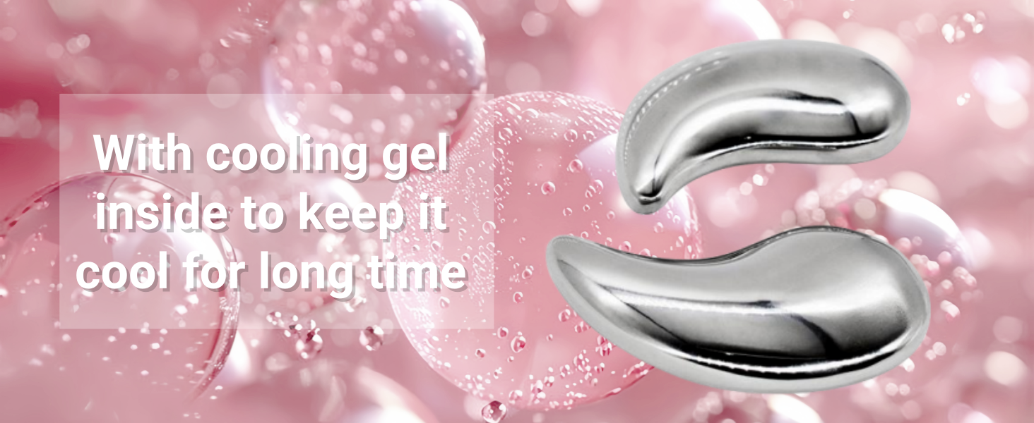 Stainless Steel Under Eye Cooling Pads